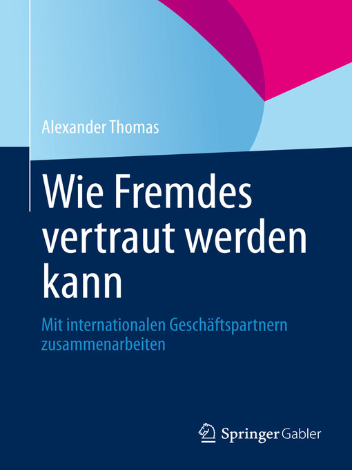 Title details for Wie Fremdes vertraut werden kann by Alexander Thomas - Available